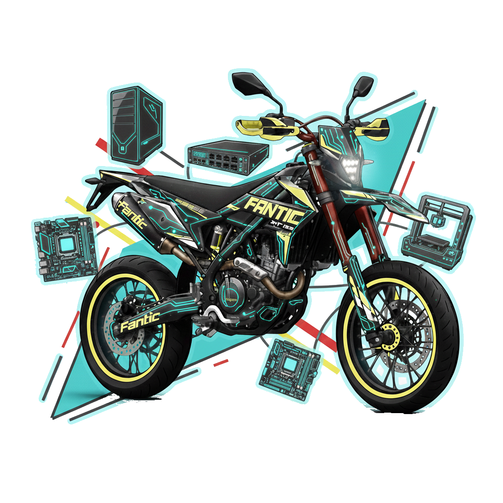 Epic SuperMoto met Electronica!